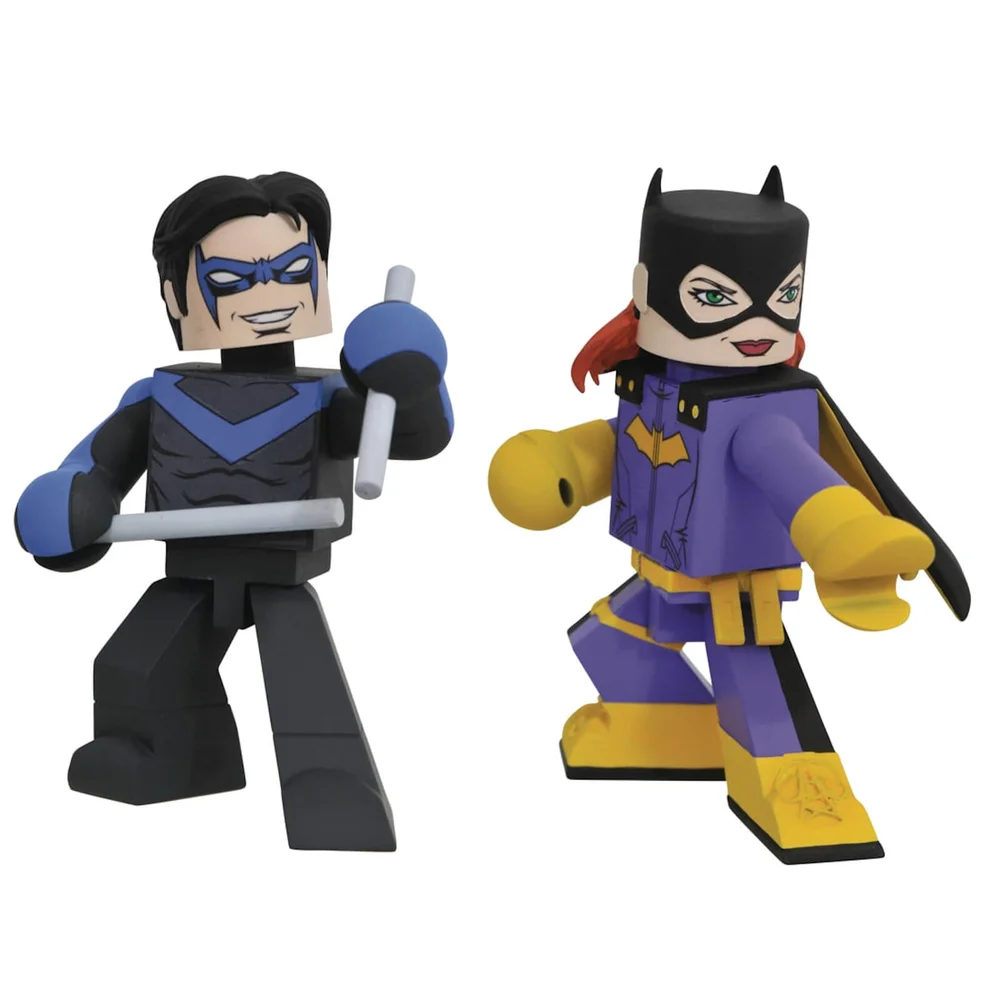DC Comics Batgirl & Nightwing Comic Vinimate EXC 2 Pack Afbeelding 1