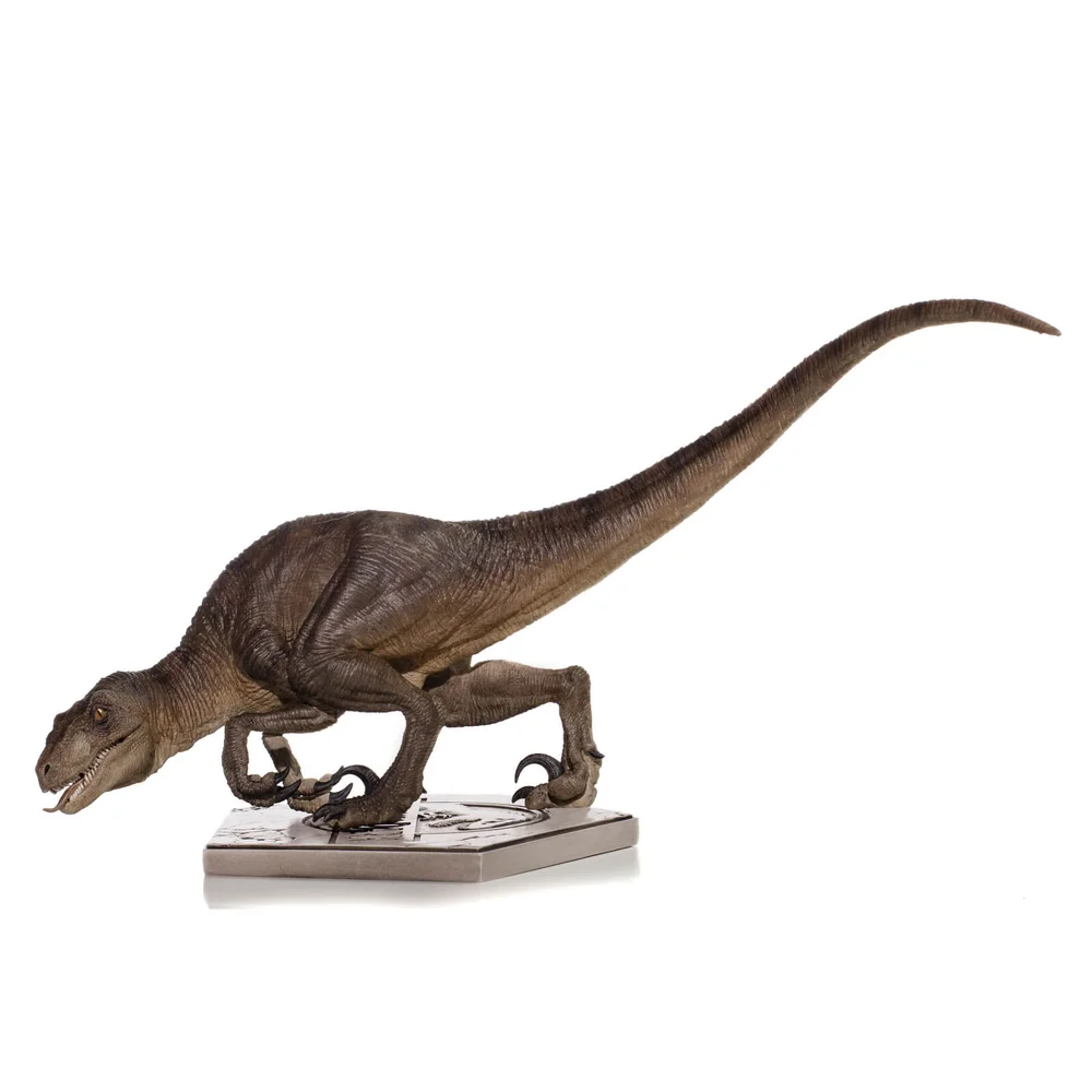 Iron Studios Jurassic Park Art Scale Statue 1/10 Crouching Velociraptor 29 cm Afbeelding 1