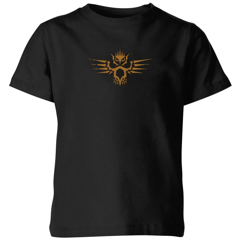 Magic: The Gathering Theros: Beyond Death Owl Emblem Kids' T-Shirt - Black - 98/104 (3-4 jaar) Afbeelding 1