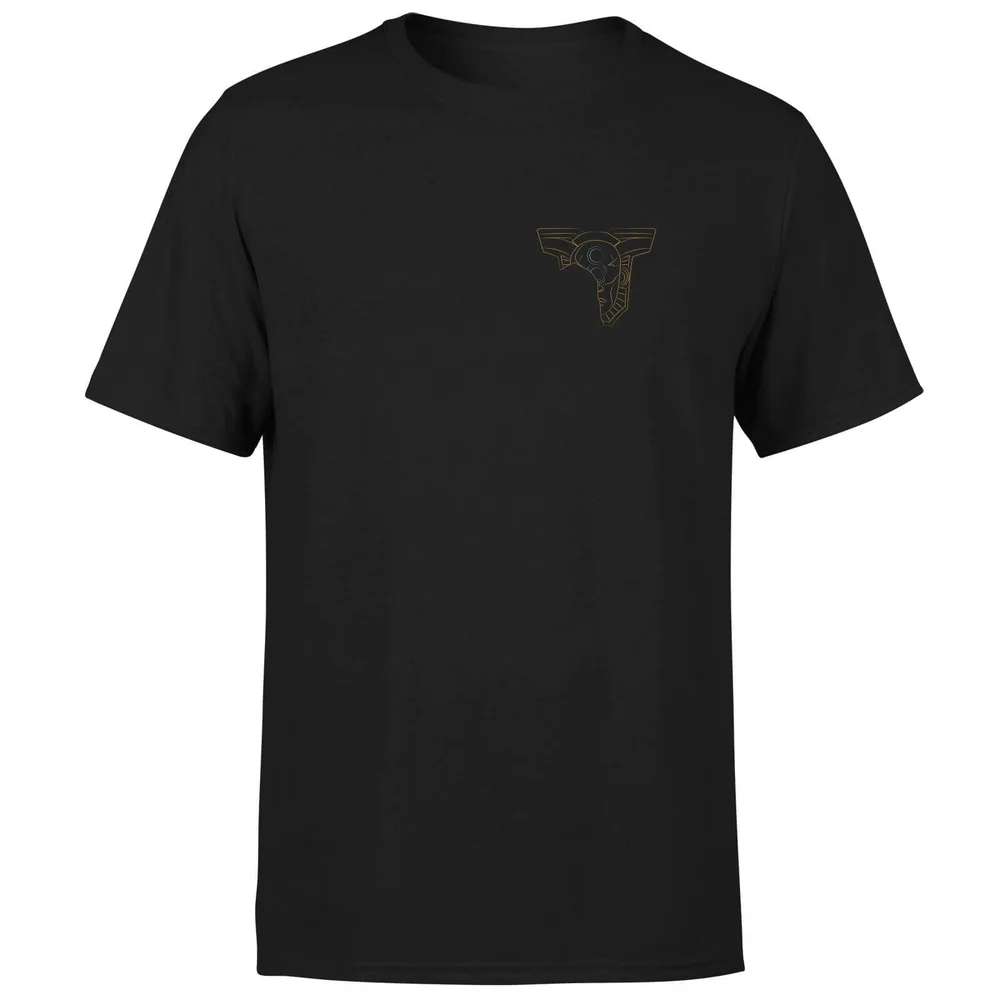 Magic: The Gathering Theros: Beyond Death Elspeth Mask Men's T-Shirt - Black - S Afbeelding 1