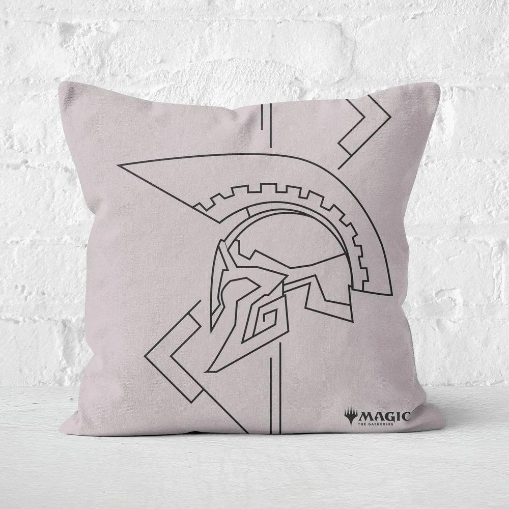 Magic: The Gathering Theros: Beyond Death Helmet Profile Square Cushion - 40x40cm - Soft Touch Afbeelding 1