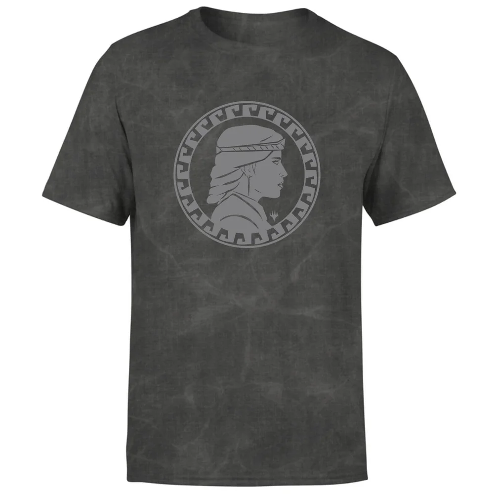 Magic: The Gathering Theros: Beyond Death Elspeth Profile Unisex T-Shirt - Black Acid Wash - S Afbeelding 1