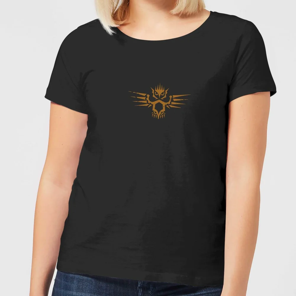 Magic: The Gathering Theros: Beyond Death Owl Emblem Women's T-Shirt - Black - XS Afbeelding 1