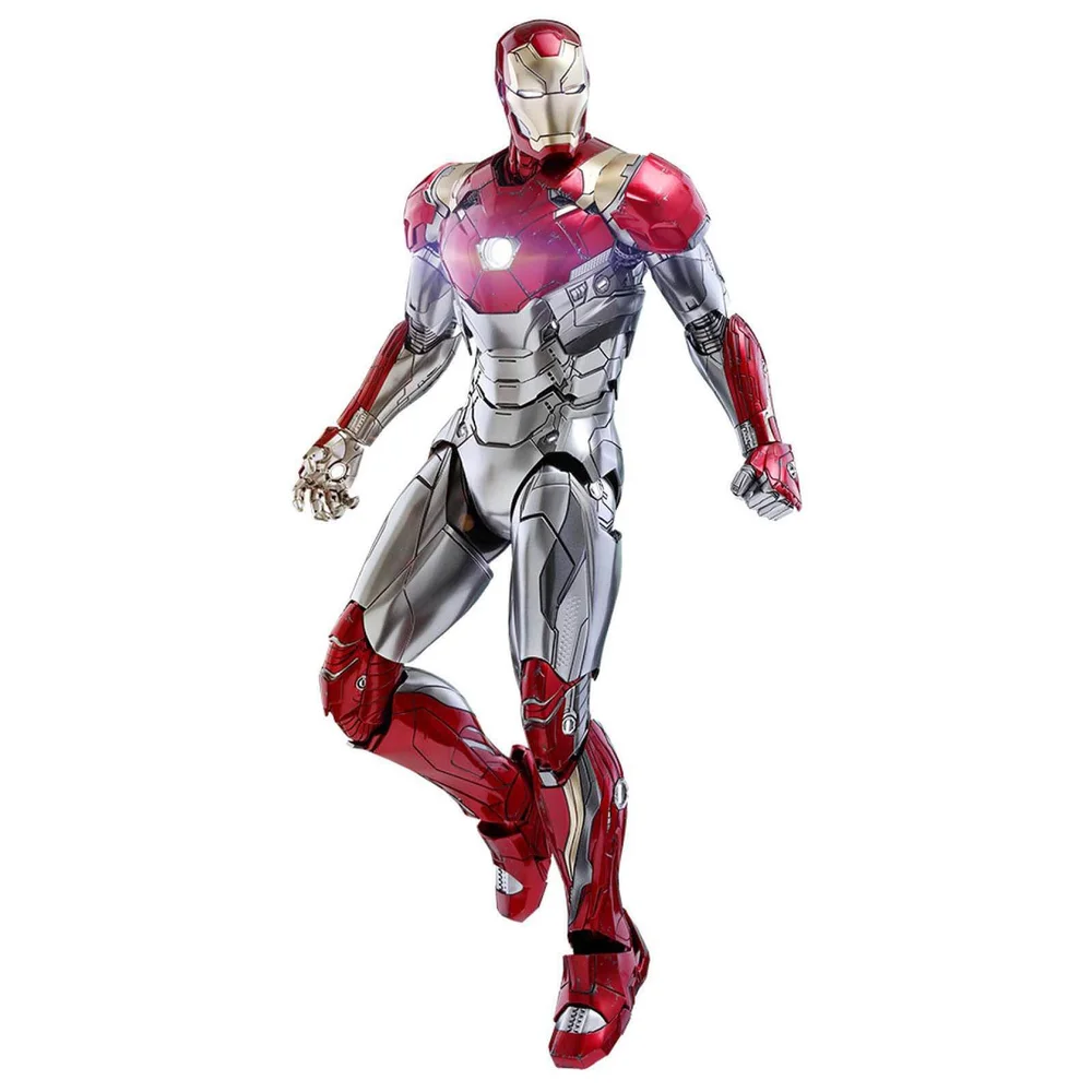 Hot Toys Spider-Man Homecoming Movie Masterpiece Diecast Actiefiguur 1/6 Iron Man Mark XLVII Reissue 32 cm Afbeelding 1