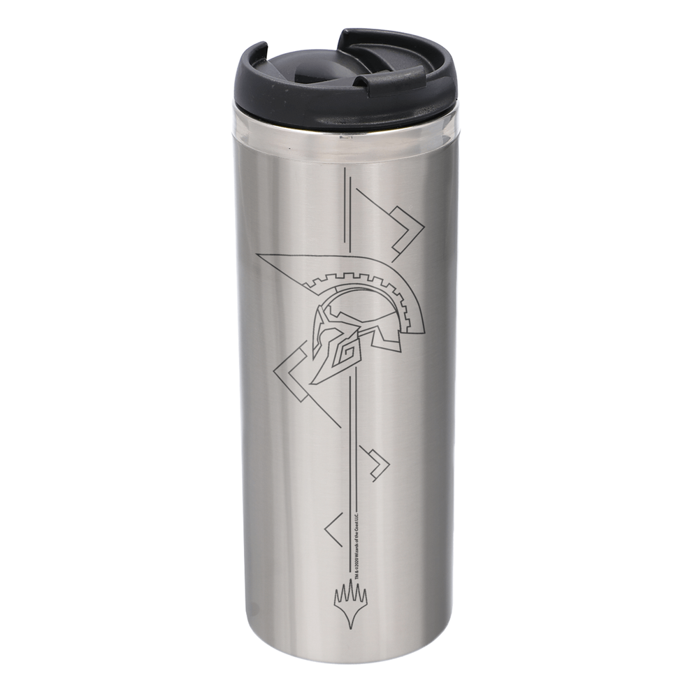 Magic: The Gathering Theros: Beyond Death Helmet Steel Stainless Steel Thermo Travel Mug - Metallic Finish Afbeelding 1