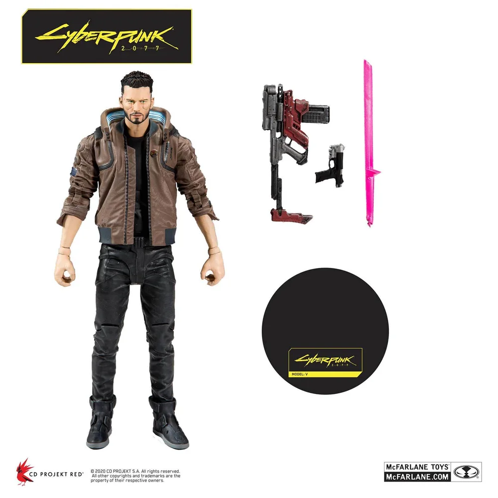 McFarlane Cyberpunk 2077 V Man 17,5 cm Actiefiguur Afbeelding 1