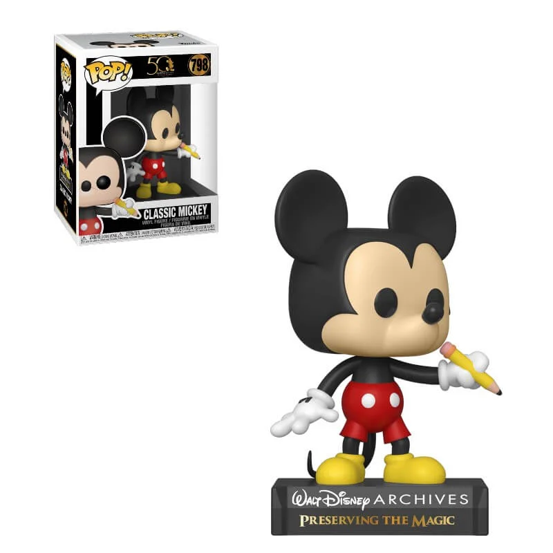 Disney Archives Classic Mickey Mouse Pop! Vinyl Figure Afbeelding 1