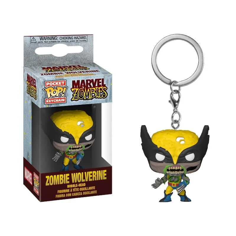 Marvel Zombies Wolverine Pop! Sleutelhanger Afbeelding 1