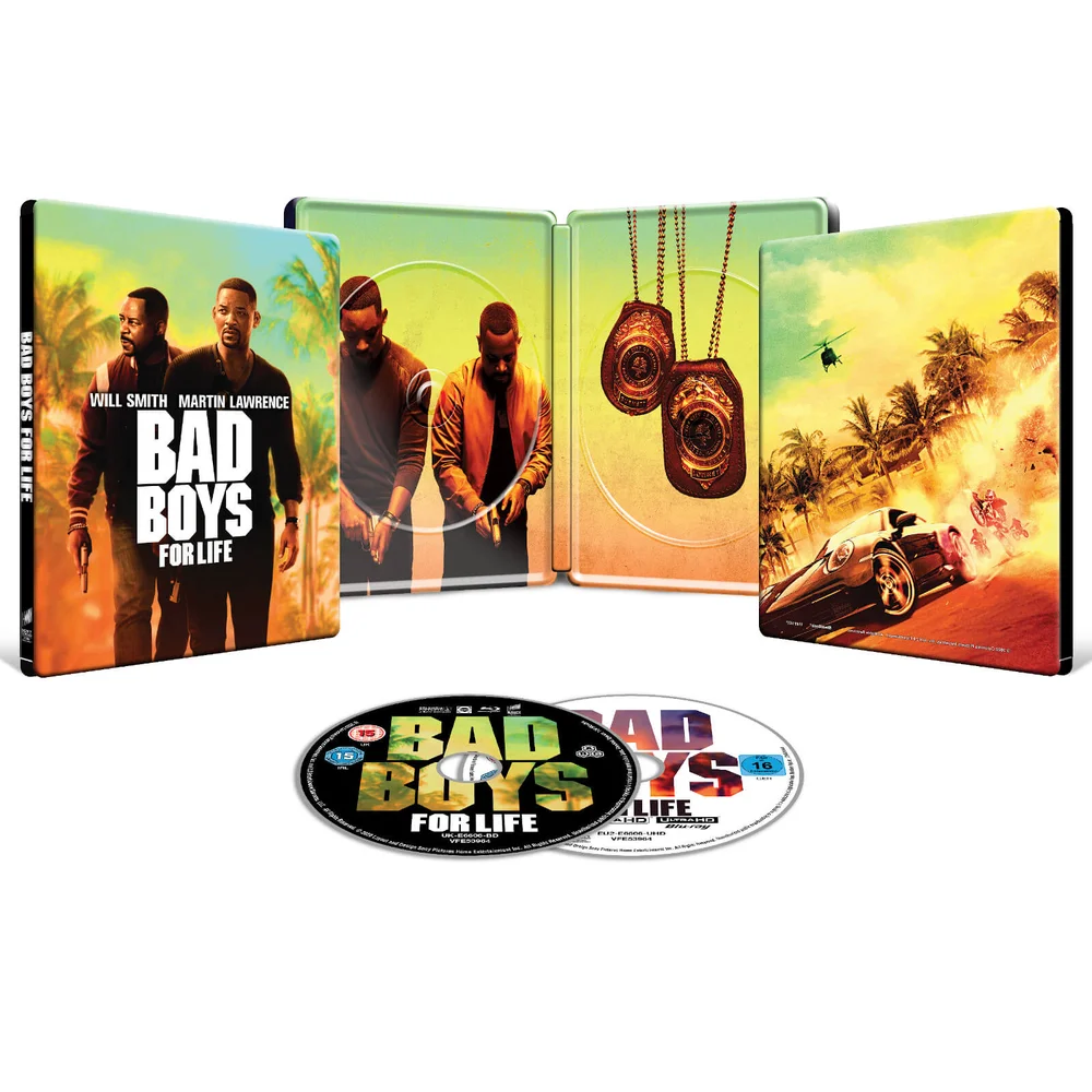Bad Boys For Life - Zavvi Exclusive 4K Ultra HD Steelbook (Includes 2D Blu-ray) Afbeelding 1