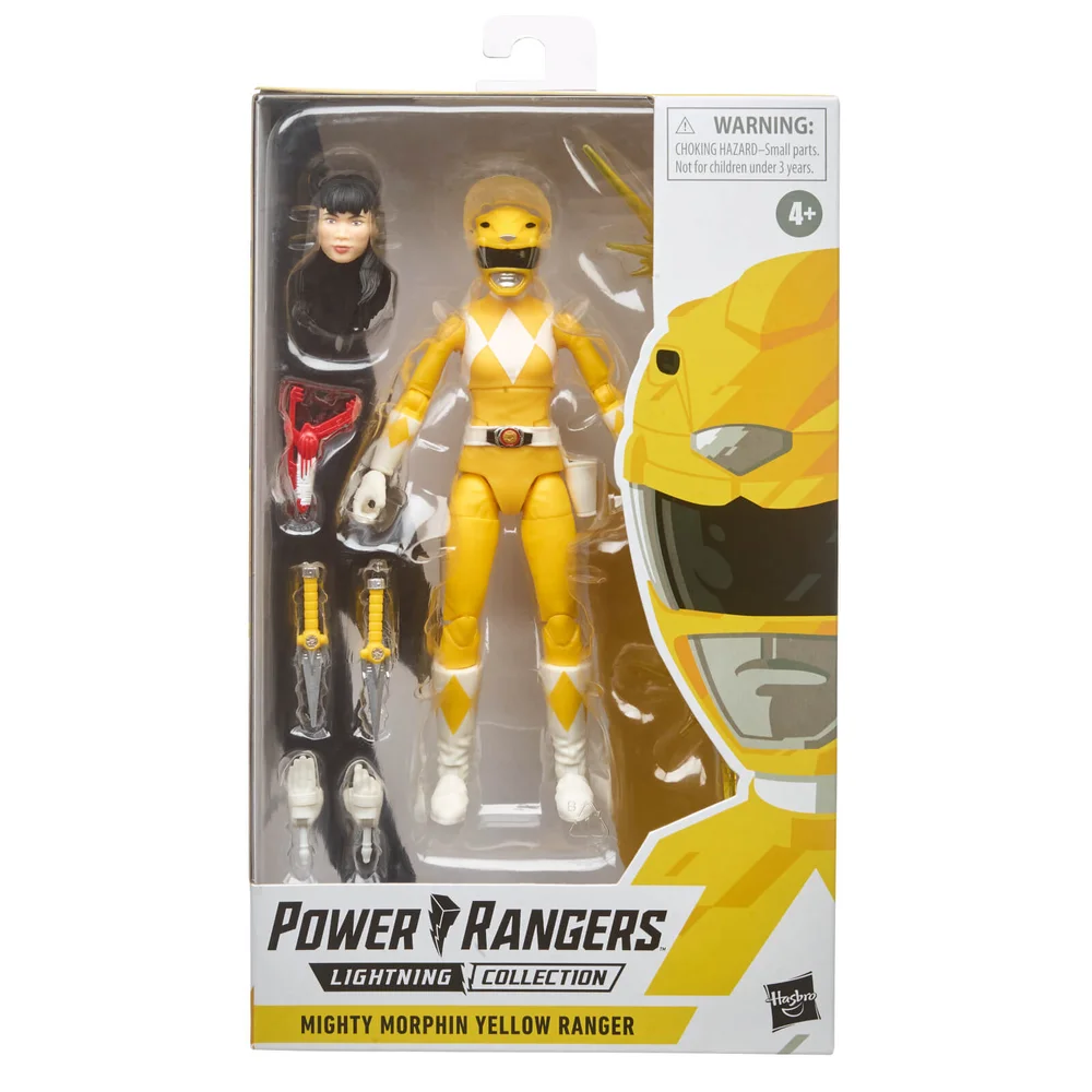 Hasbro Power Rangers S.P.D. Collection Mighty Morphin Yellow Ranger 6 Inch Action Figure Afbeelding 1
