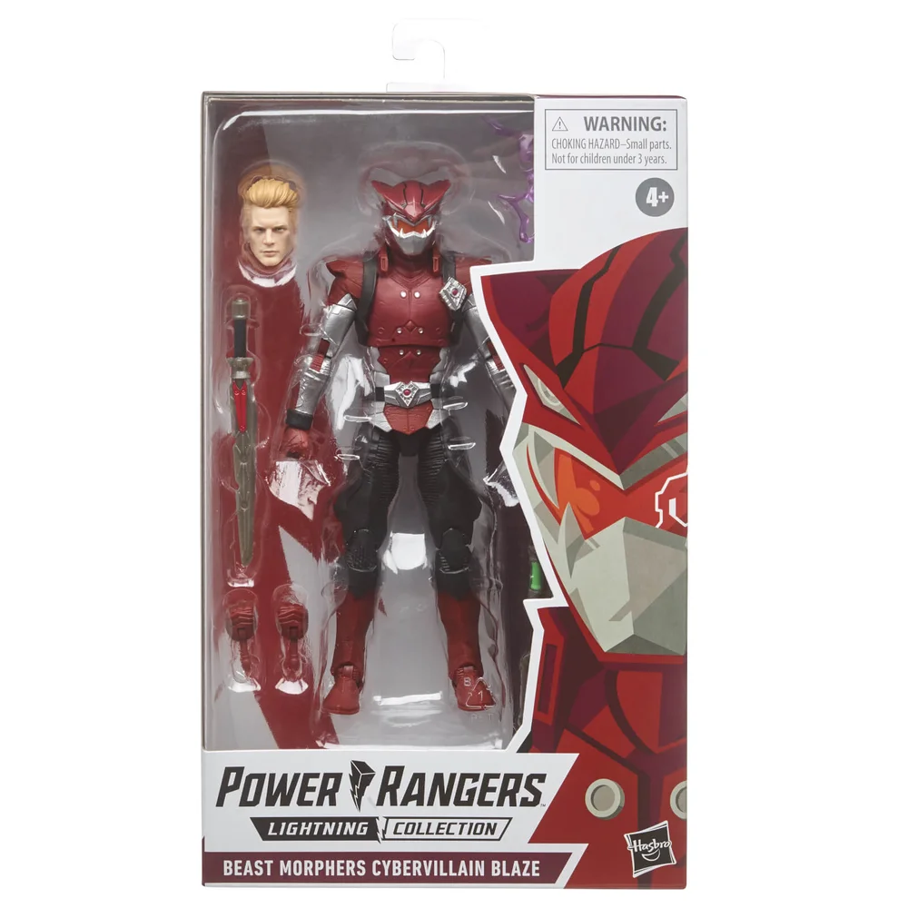 Hasbro Power Rangers S.P.D. Collection Mighty Morphin Cybervillain Blaze 6 Inch Action Figure Afbeelding 1