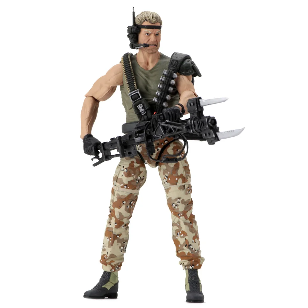 NECA Aliens - 17,5 cm Schaal Actiefiguur - Ruimte Marinier Drake (Kenner Tribute) Afbeelding 1