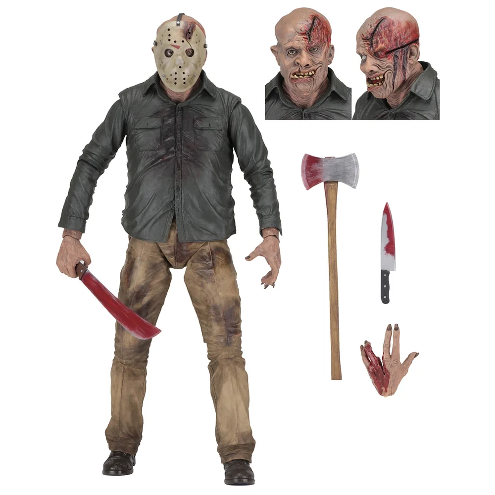 NECA Friday the 13th - 1/4 schaal Actiefiguur - Deel 4 Jason Afbeelding 1