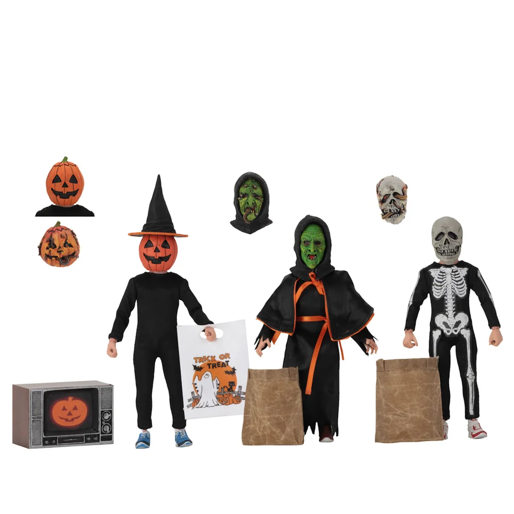 NECA Halloween 3 - 20 cm Schaal Geklede Figuur- Seizoen van de Heks - 3 Pack Afbeelding 1
