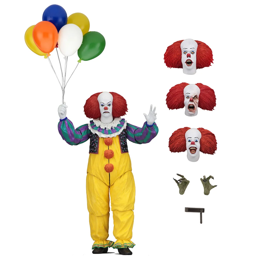 NECA IT - 7" Scale Action Figure - Ultimate Pennywise (1990) Afbeelding 1
