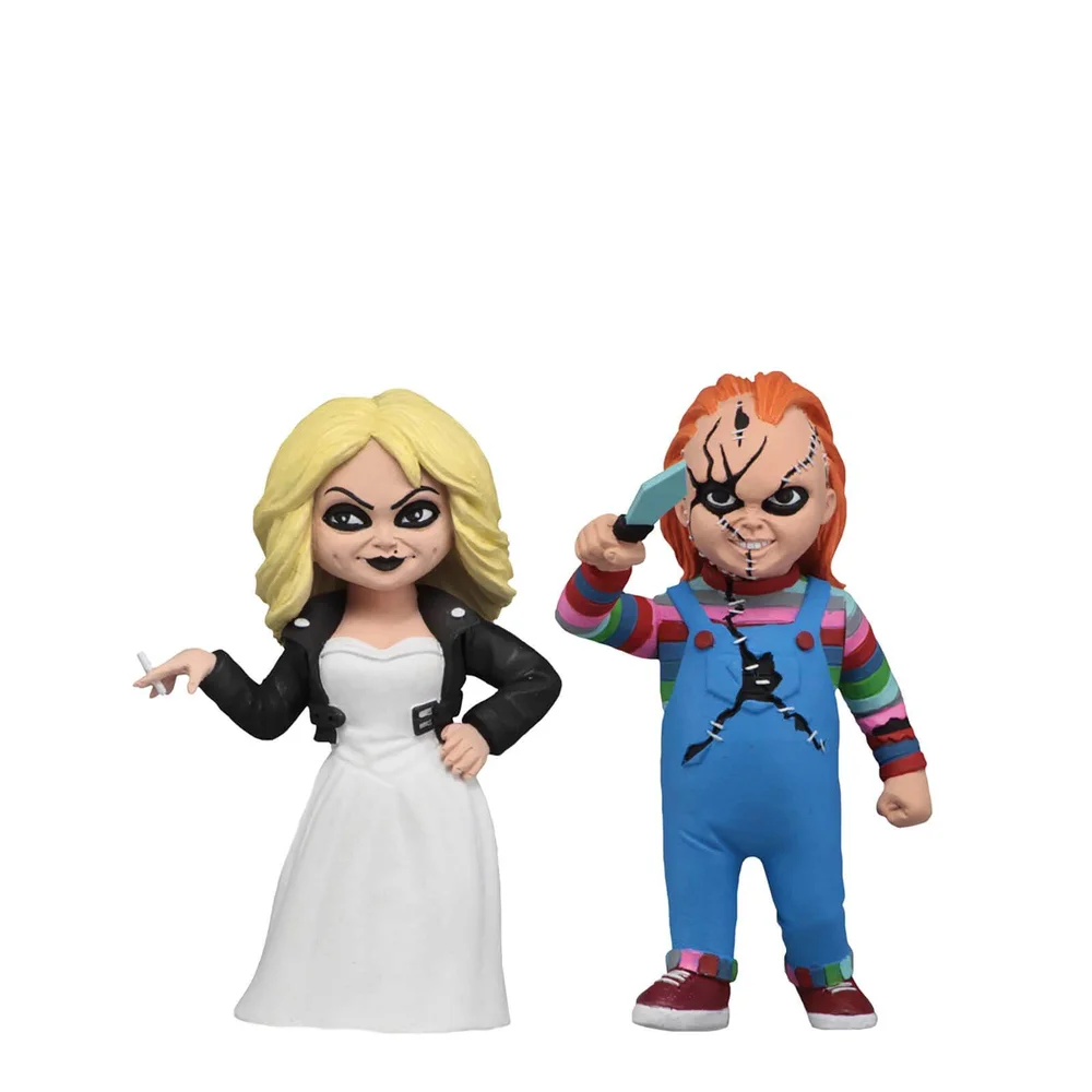 NECA Toony Terrors - 6" Action Figure - Chucky & Tiffany 2 Pack Afbeelding 1