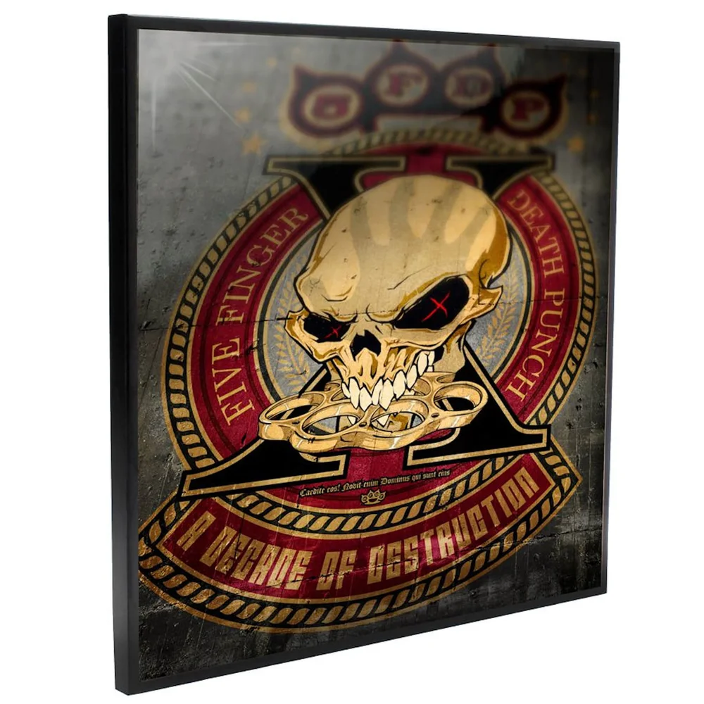 Five Finger Death Punch - Decade Of Destruction Crystal Clear Pictures Wall Art Afbeelding 1
