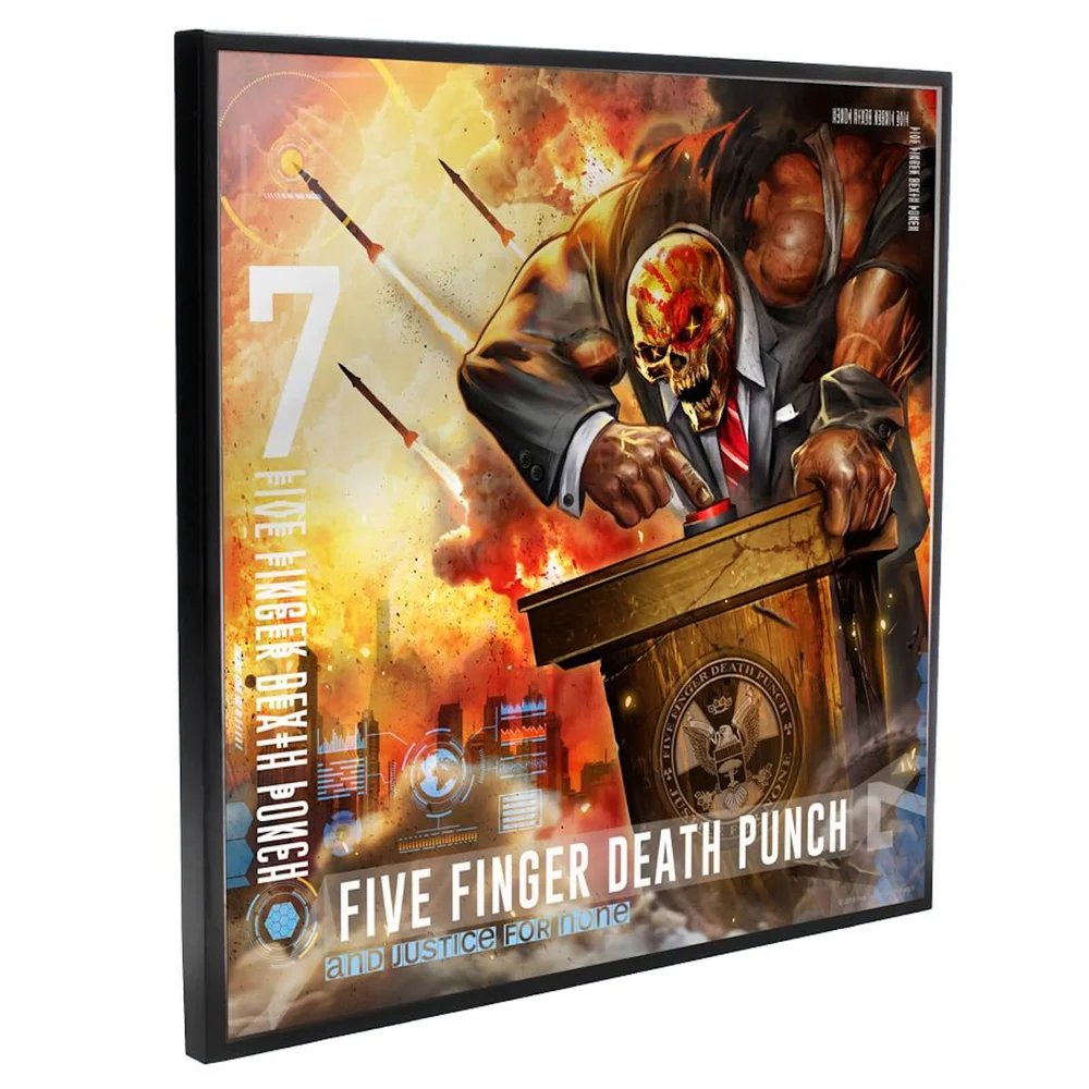 Five Finger Death Punch - Justice For None Crystal Clear Pictures Wall Art Afbeelding 1