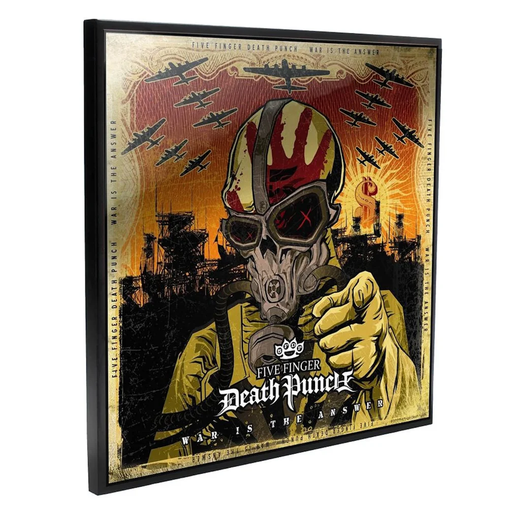 Five Finger Death Punch - War Is The Answer Kristalheldere Foto's Muurkunst Afbeelding 1
