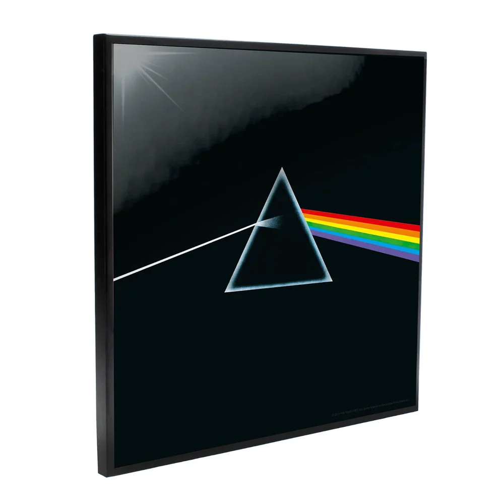 Pink Floyd - Dark Side Of The Moon Crystal Clear Pictures Wall Art Afbeelding 1
