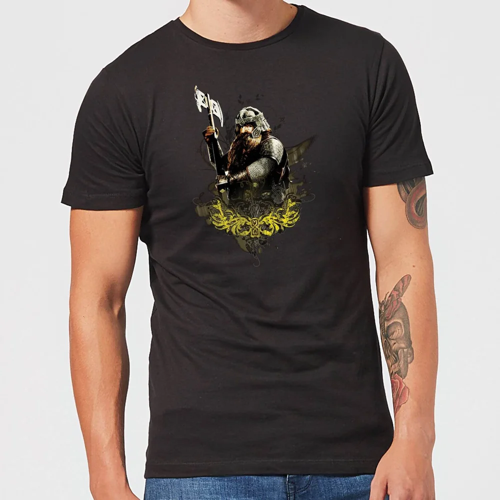 The Lord Of The Rings Gimli Men's T-Shirt - Black - S Afbeelding 1
