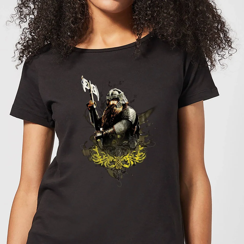 The Lord Of The Rings Gimli Women's T-Shirt - Black - XS Afbeelding 1