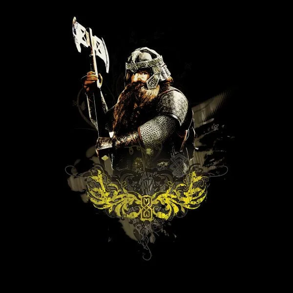The Lord Of The Rings Gimli Women's T-Shirt - Black