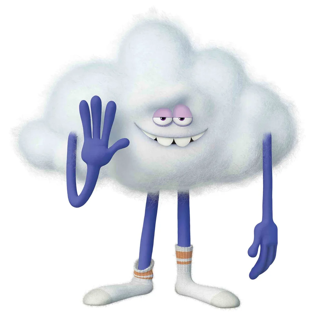 Trolls World Tour Cloud Guy Mini Sized Kartonnen Uitknipsel Afbeelding 1