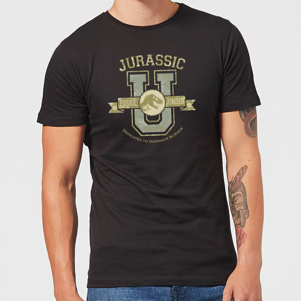 Jurassic Park Fossil Finder Men's T-Shirt - Black - S Afbeelding 1