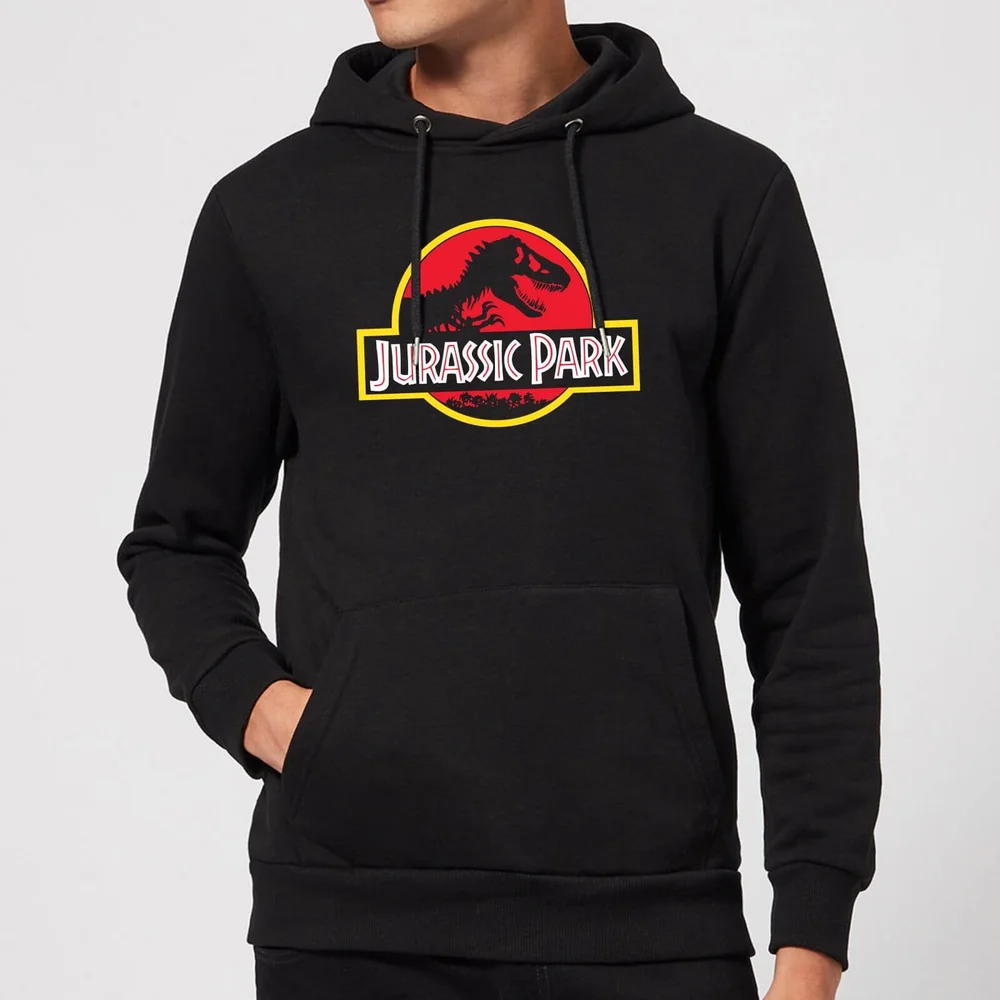 Jurassic Park Logo Hoodie - Black - S Afbeelding 1