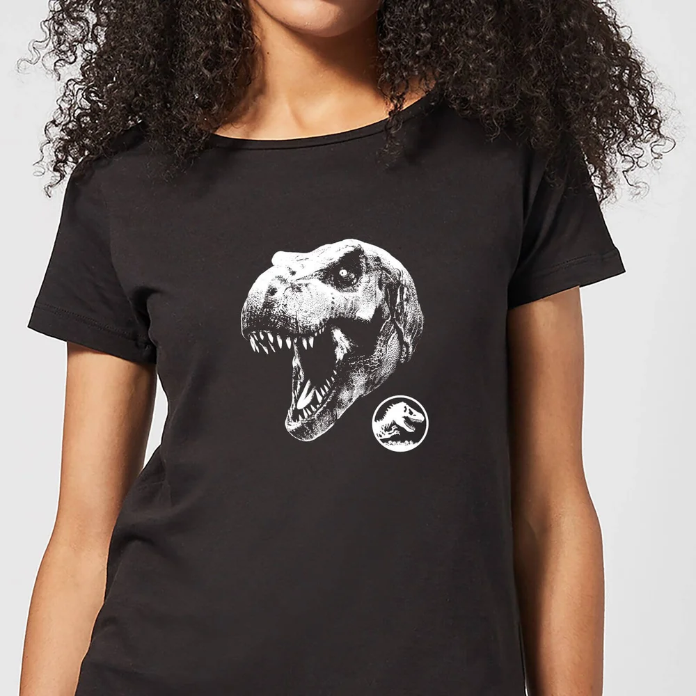 Jurassic Park T Rex Women's T-Shirt - Black - S Afbeelding 1