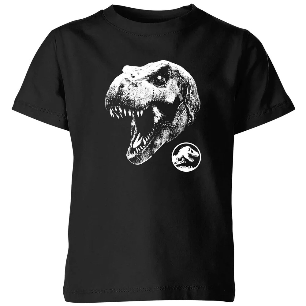 Jurassic Park T Rex Kids' T-Shirt - Black - 98/104 (3-4 jaar) Afbeelding 1