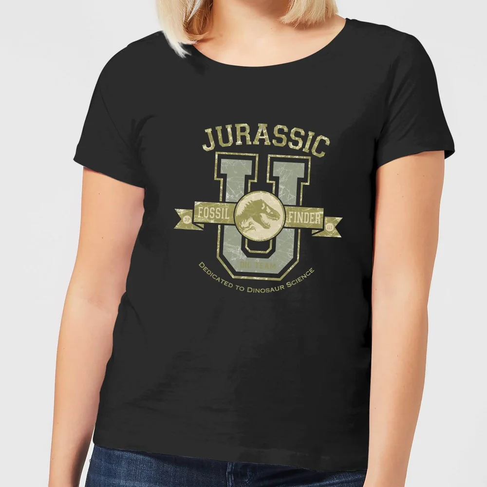 Jurassic Park Fossil Finder Women's T-Shirt - Black - S Afbeelding 1