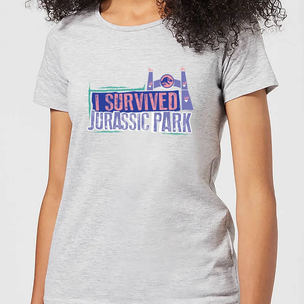 Jurassic Park I Survived Jurassic Park Women's T-Shirt - Grey - XS Afbeelding 1