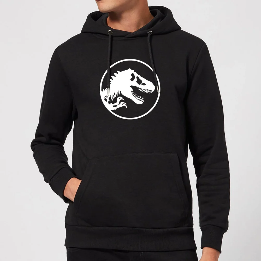 Jurassic Park Circle Logo Hoodie - Black - S Afbeelding 1