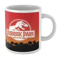Jurassic Park Sunset Logo Mug - undefined undefined