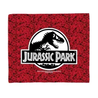 Jurassic Park Logo Fleece Blanket - undefined undefined