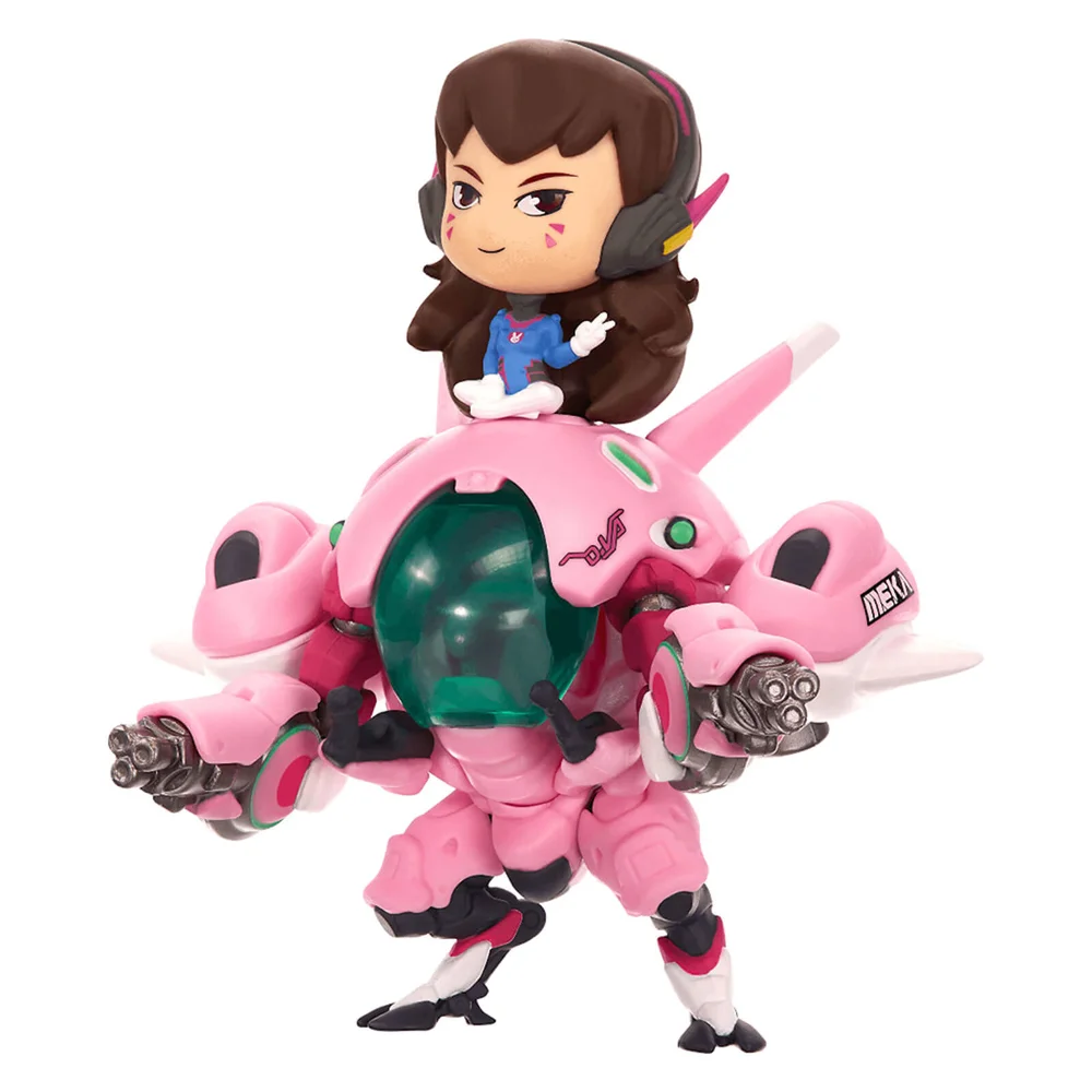 Overwatch Cute But Deadly D.Va met MEKA figuur Afbeelding 1