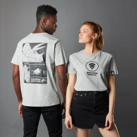 Jurassic Park Primal Triceratops Unisex T-Shirt - Grijs