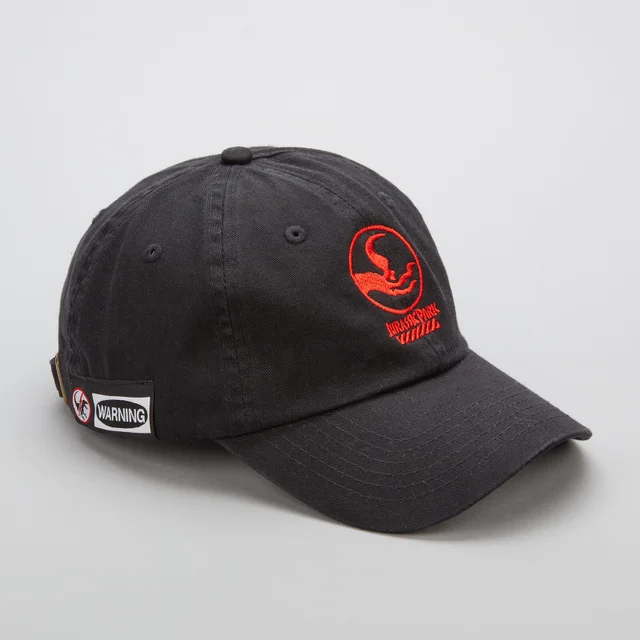 Jurassic Park Primal Raptor Crew Embroidered Cap - Zwart