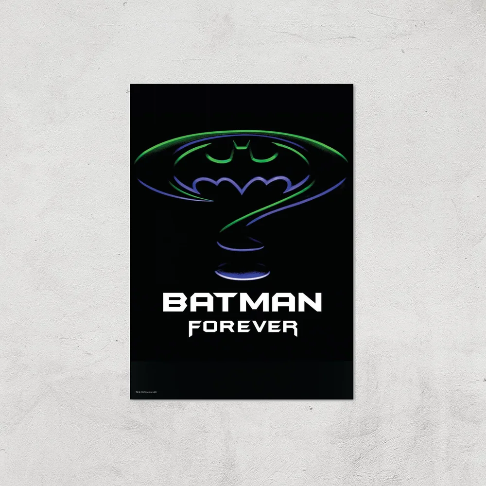 Batman Forever Giclee Art Print - A4 - Print Only Afbeelding 1