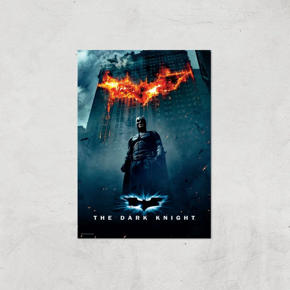 The Dark Knight Giclee Art Print - A4 - Print Only Afbeelding 1