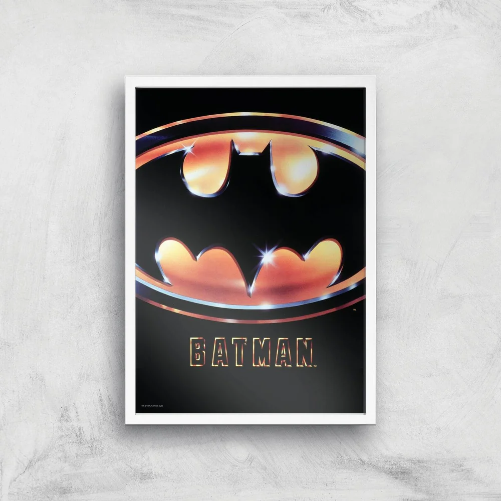 Batman 89 Giclee Art Print - A2 - White Frame Afbeelding 1