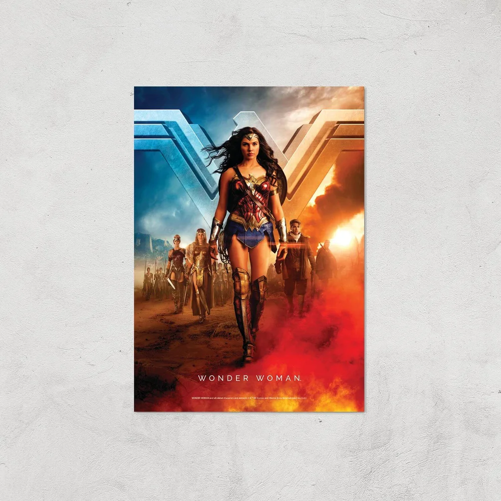 DC Wonder Woman Giclee Art Print - A4 - Print Only Afbeelding 1