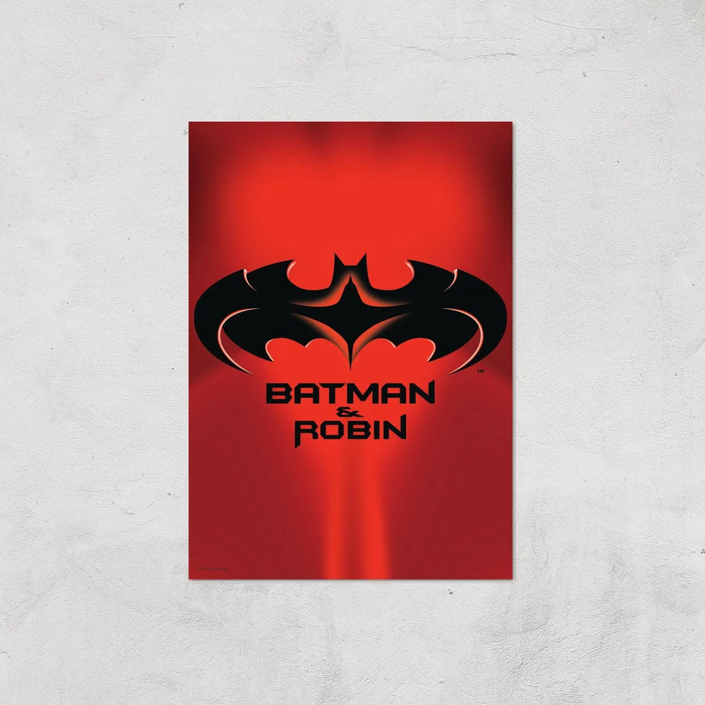 Batman & Robin Giclee Art Print - A4 - Print Only Afbeelding 1