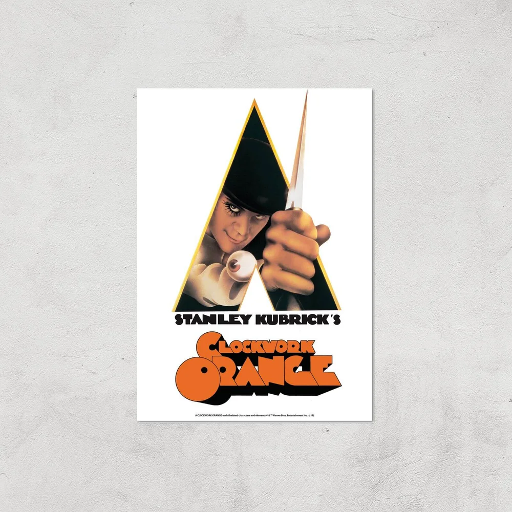A Clockwork Orange Giclee Art Print - A4 - Print Only Afbeelding 1