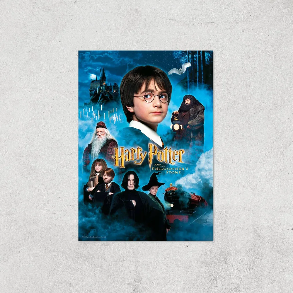 Harry Potter and the Philosopher's Stone Giclee Art Print - A4 - Print Only Afbeelding 1