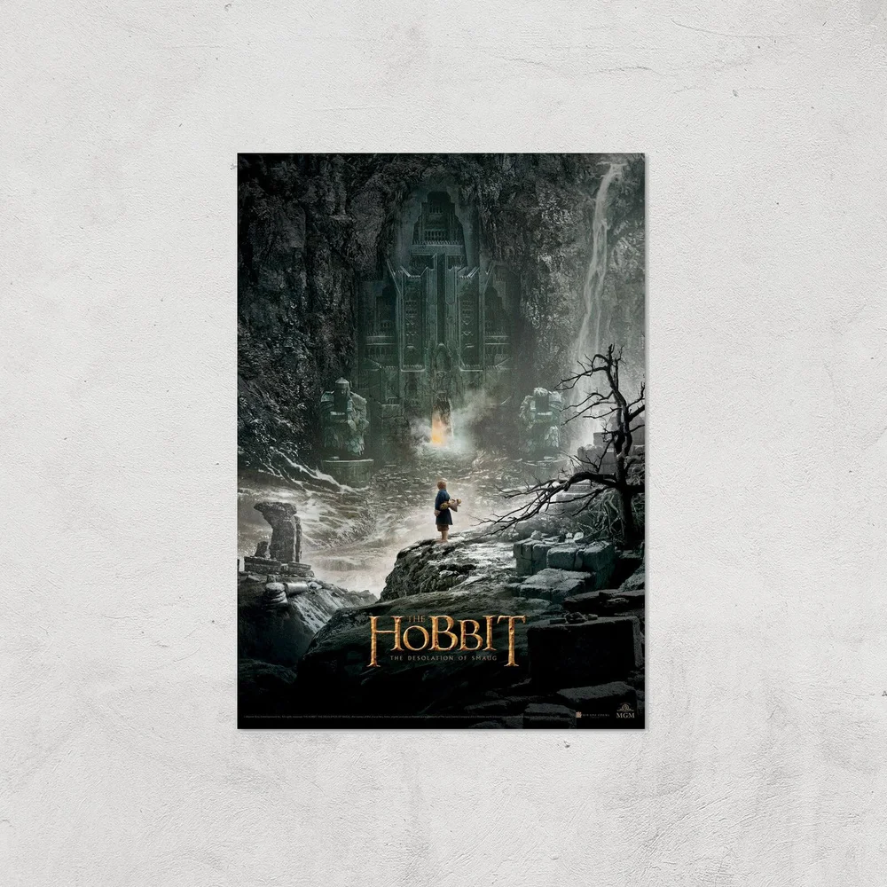 The Hobbit: The Desolation Of Smaug Giclee Art Print - A4 - Print Only Afbeelding 1