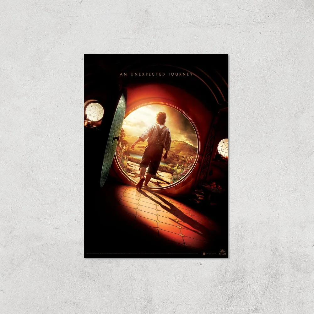The Hobbit: An Unexpected Journey Giclee Art Print - A4 - Print Only Afbeelding 1