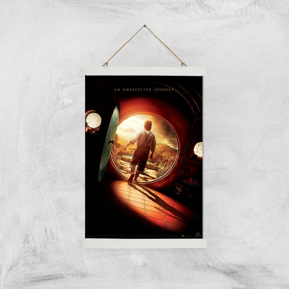 The Hobbit: An Unexpected Journey Giclee Art Print - A3 - White Hanger Afbeelding 1